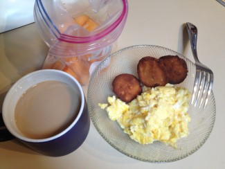 Day 8 breakfast