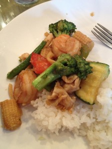 Day 8 Dinner:  Lemongrass stir-fry